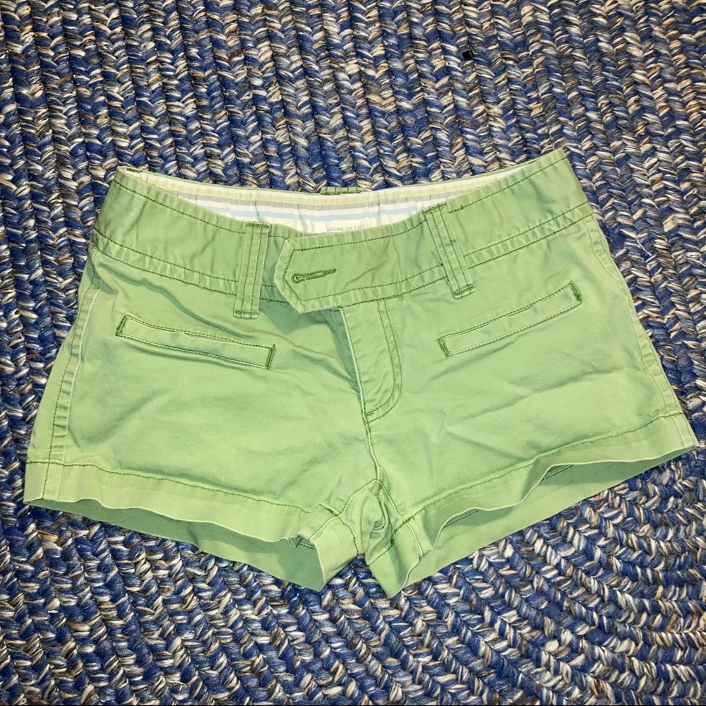 🟢 American Eagle Light Green Shorts - Picture 1 of 7